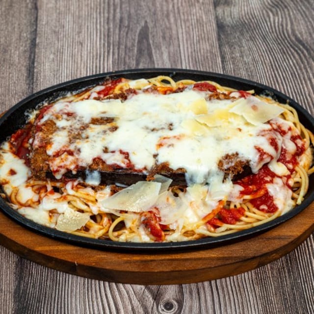 Eggplant Parmesan.