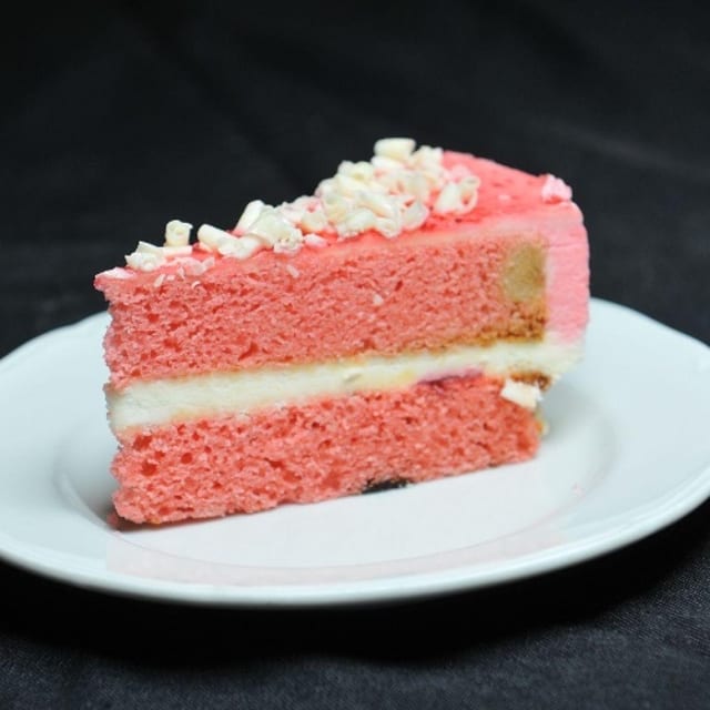 Strawberry Vanilla Cake.