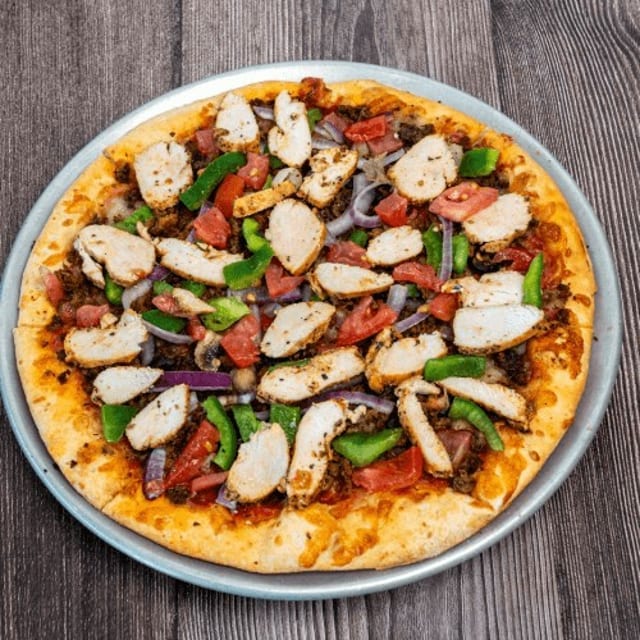 Chicken Fiesta Pizza.