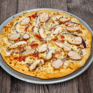 Chicken Alfredo Pizza