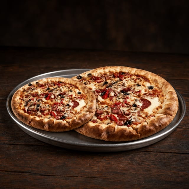2 Medium 1 Topping.