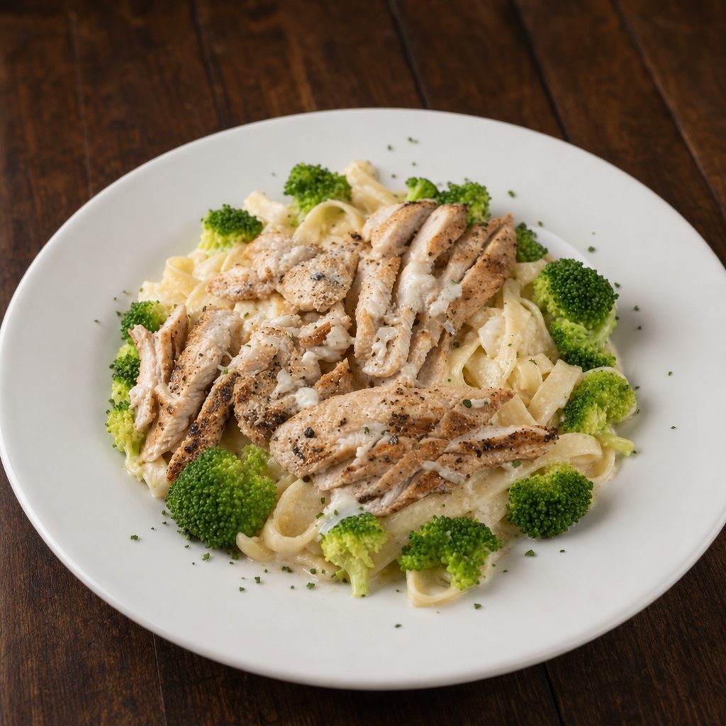 Fettuccine Alfredo.