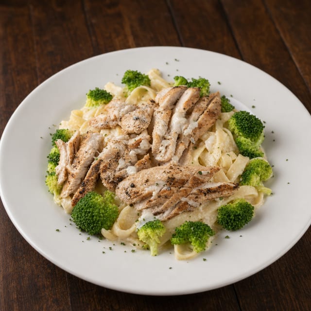 Fettuccine Alfredo.