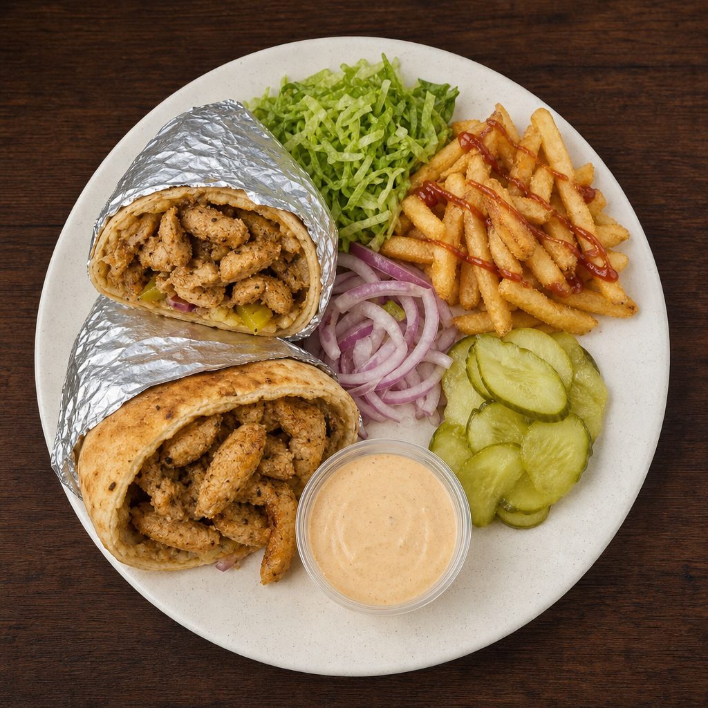 Chicken Shawarma Platter.