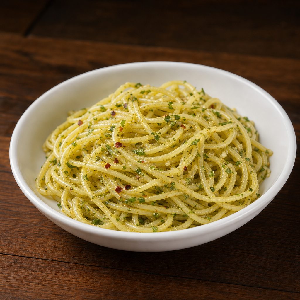 Olive Oil & Garlic.