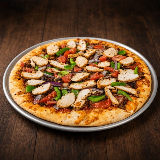 Chicken Fiesta Pizza.