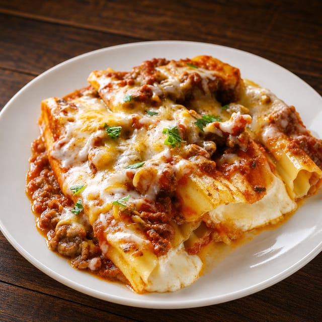 Cheese Manicotti.