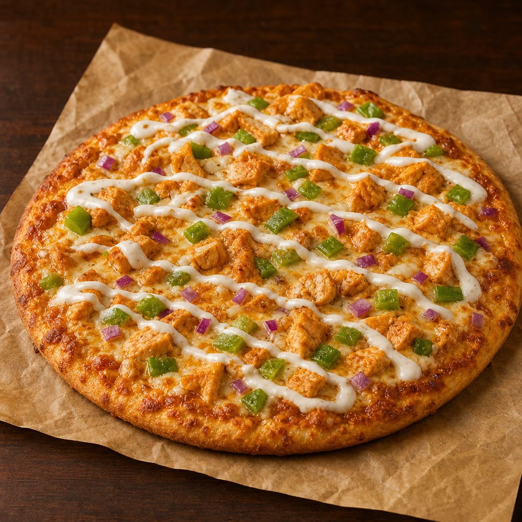 Buffalo Chicken Pizza.