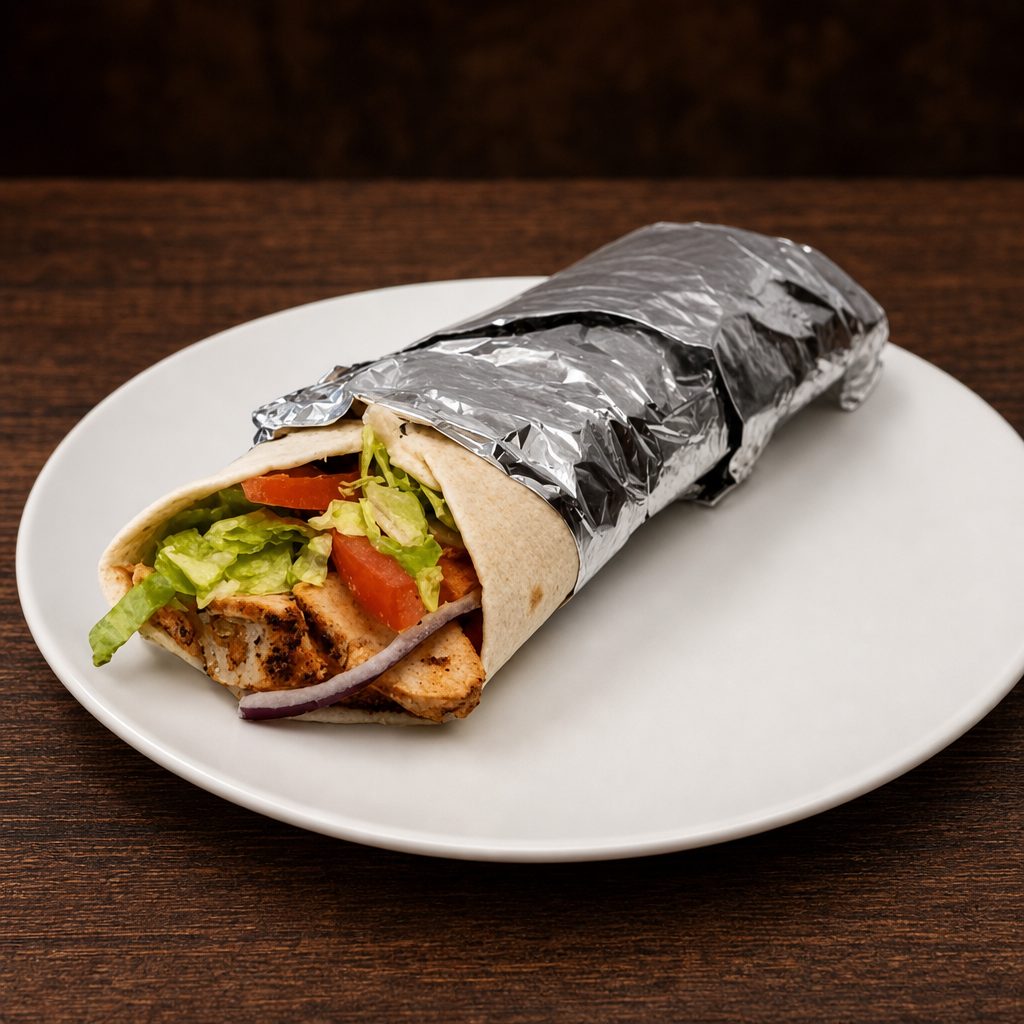 Special Crispy Chicken Wrap.