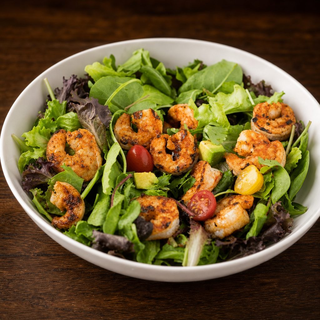 Grilled Shrimp Salad.