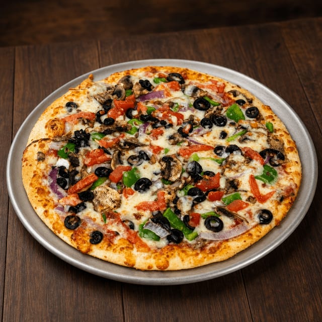 Vegetarian Pizza.