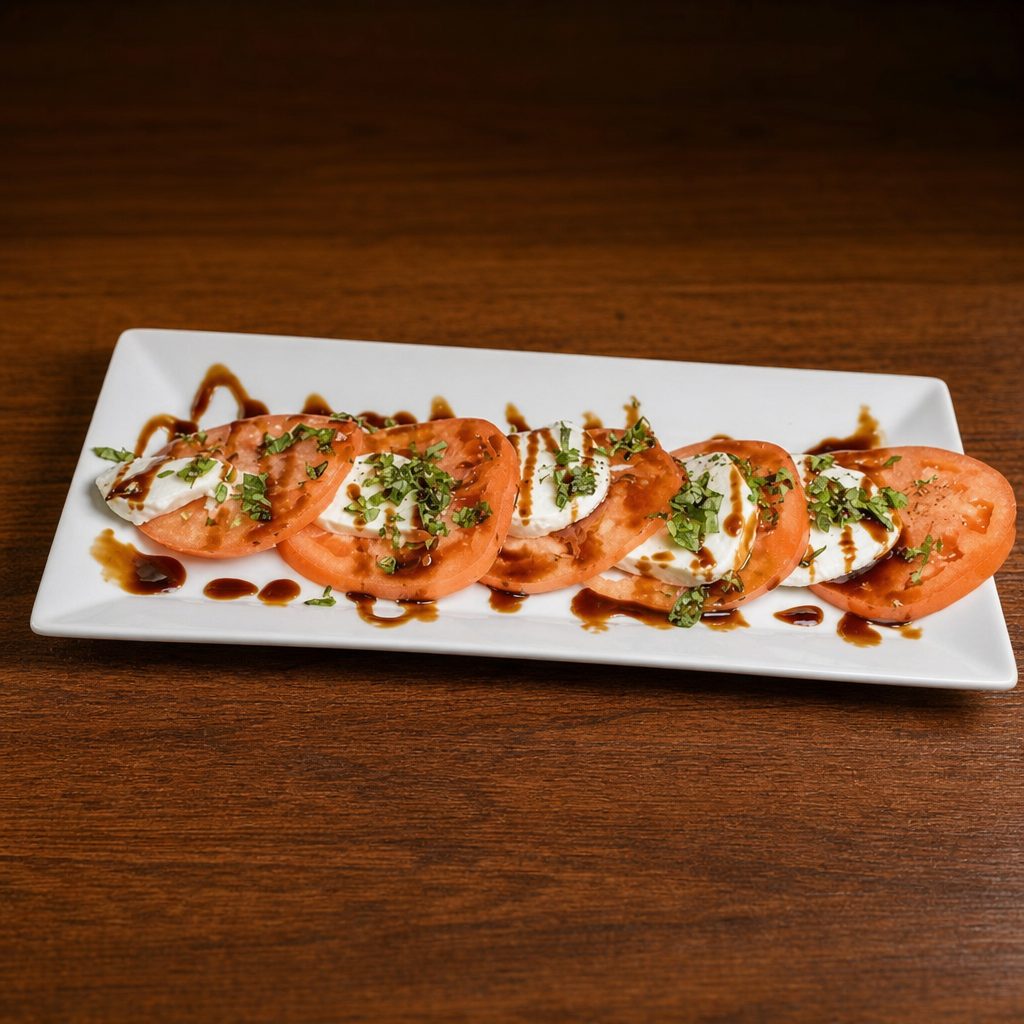 Mozzarella Caprese Salad.