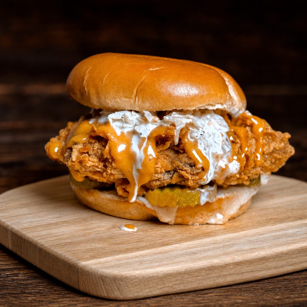 Crispy Chicken Burger.