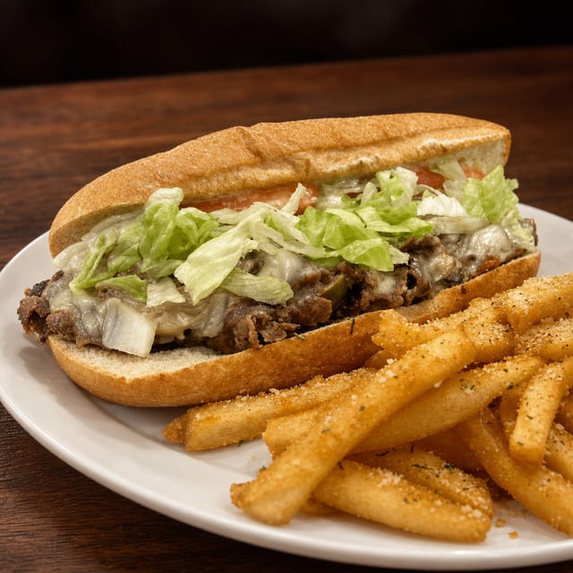 Philly Steak & Cheese Sub.