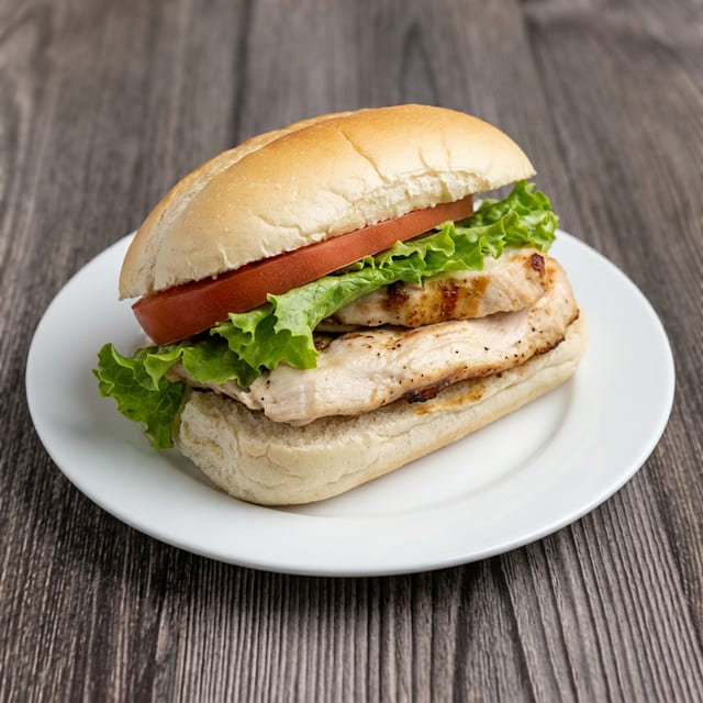 Grilled Chicken & Cheese Sub.