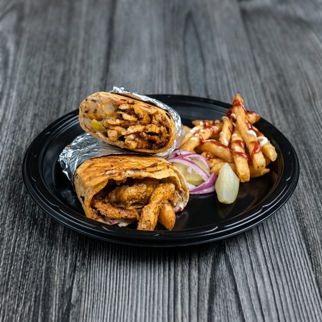 Chicken Shawarma Platter.