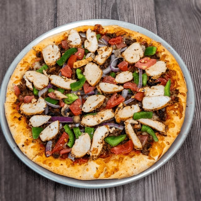 Chicken Fiesta Pizza.