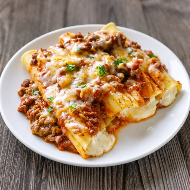 Cheese Manicotti.
