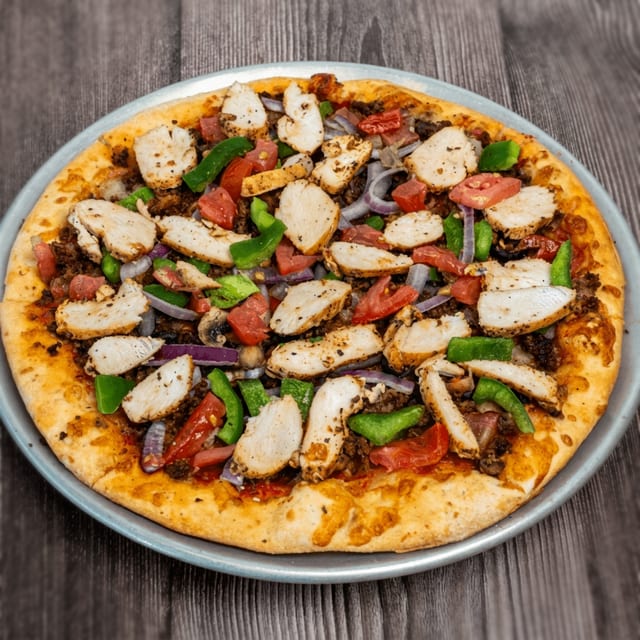 Chicken Fajita Pizza.