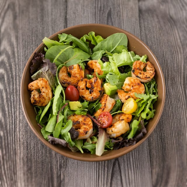 Grilled Shrimp Salad.